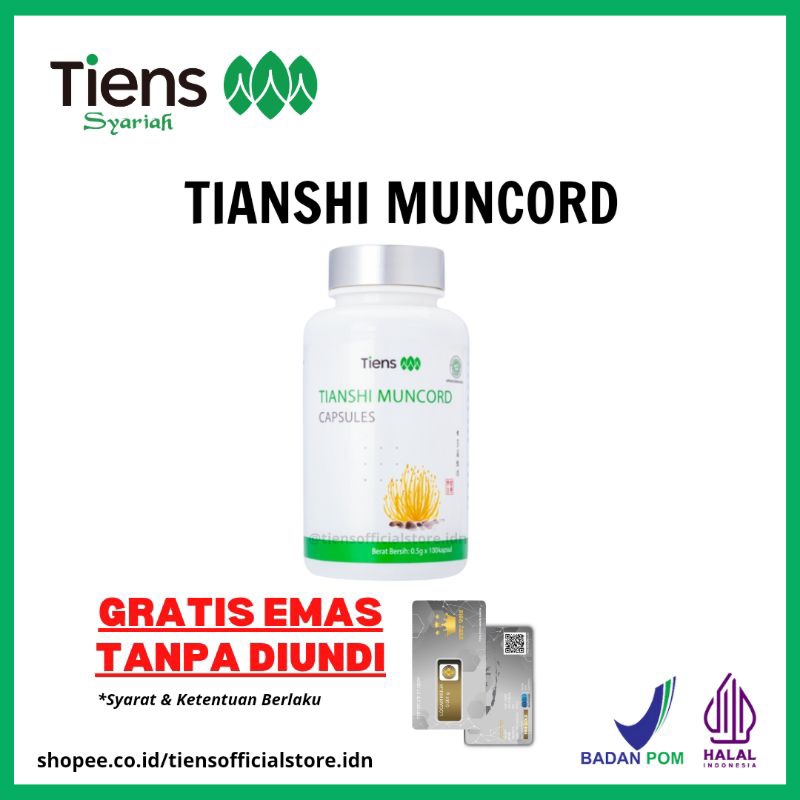 TIANSHI MUNCORD CAPSULES MENINGKATKAN STAMINA TUBUH MUNCORD CORDYCEPS