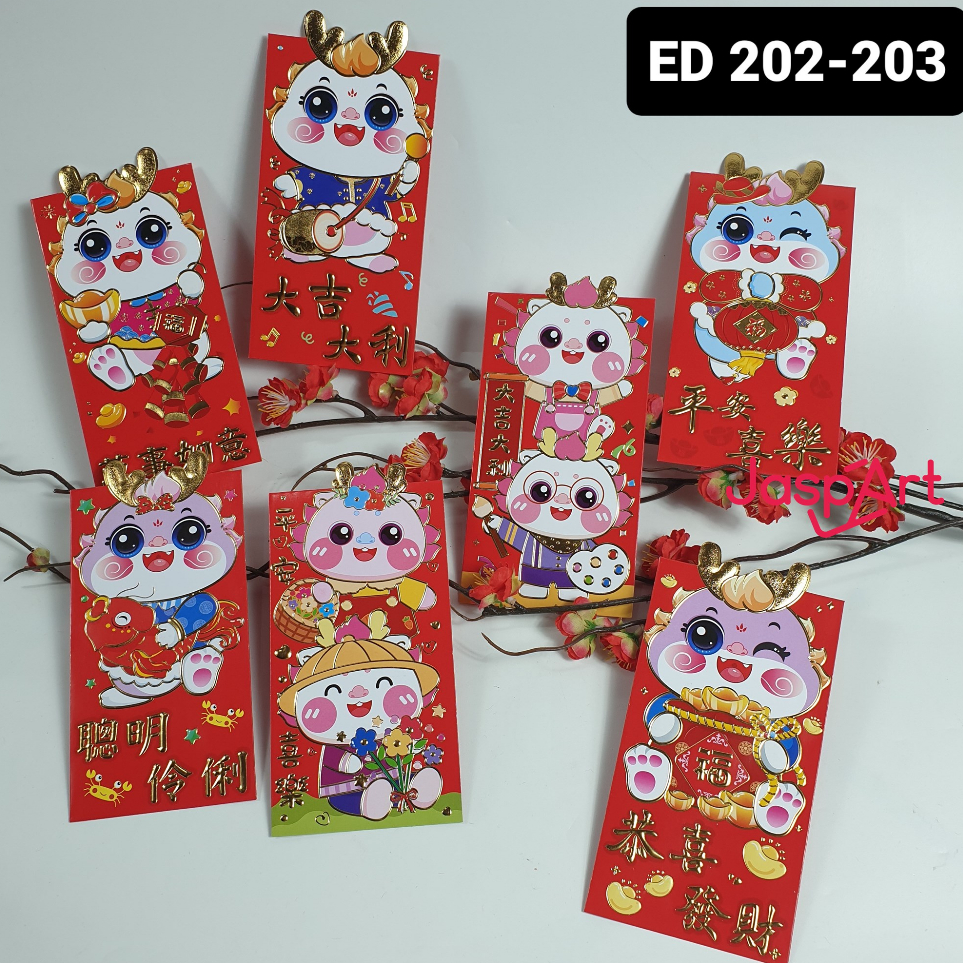 

Buruan Beli ANGPAO PANJANG ANGPAO TANDUK PREMIUM IMLEK SHIO NAGA 2024 HONGBAO BESAR FUNGPAU ISI 6 MIX