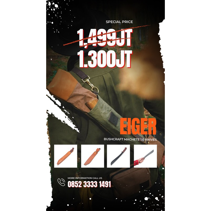 EIGER BUSHCRAFT MACHETE 1.0 Knives