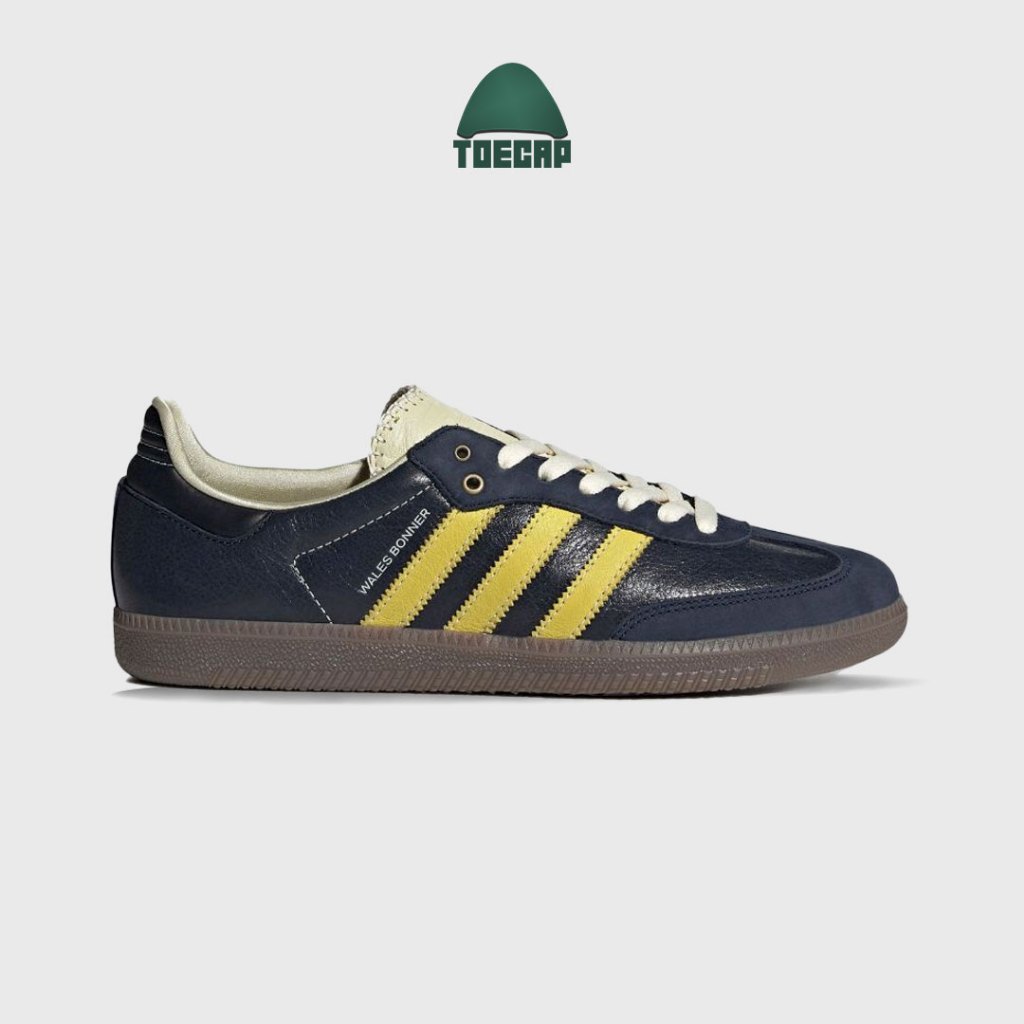 adidas Originals Samba Wales Bonner Collegiate Navy Cream White Yellow