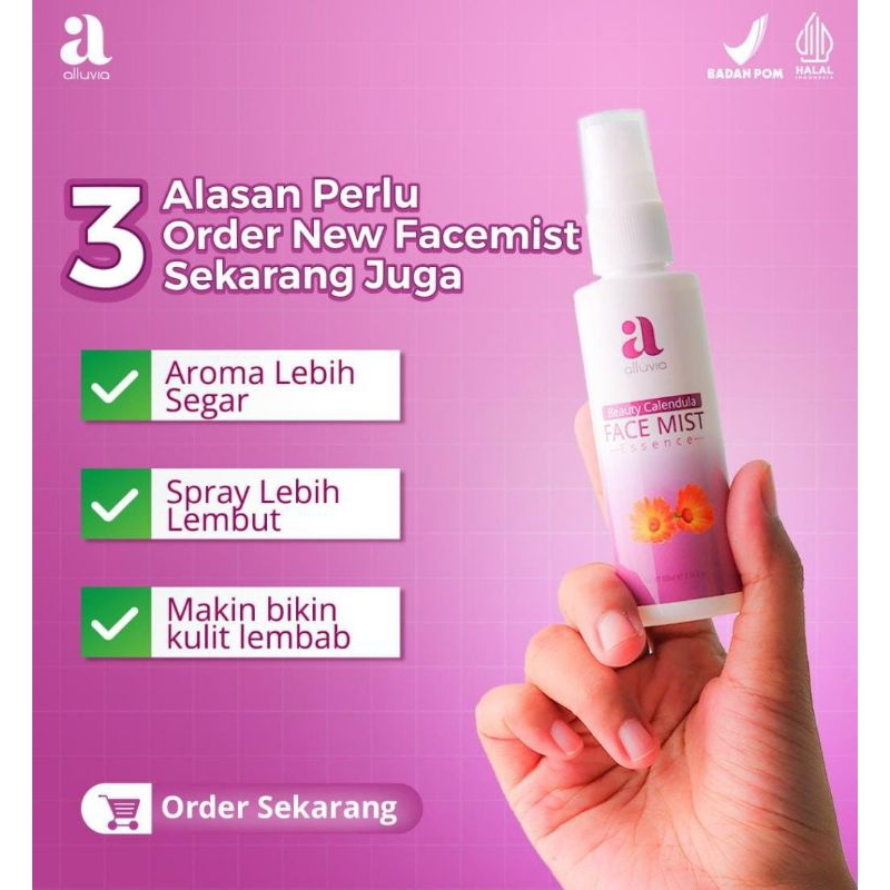 ALLUVIA BEAUTY CALENDULA FACE MIST ESSENCE ORIGINAL