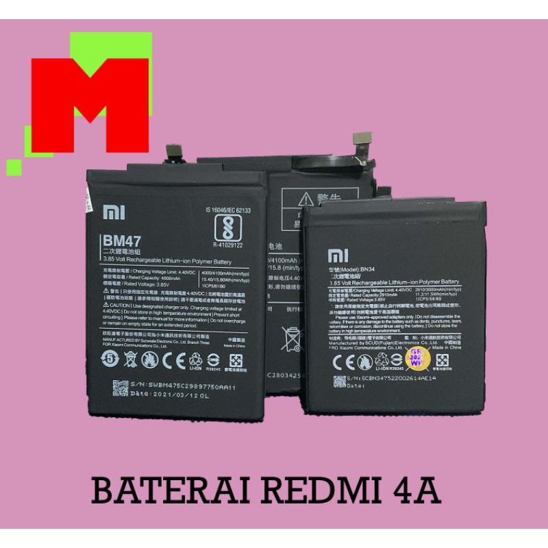 Baterai redmi 4A