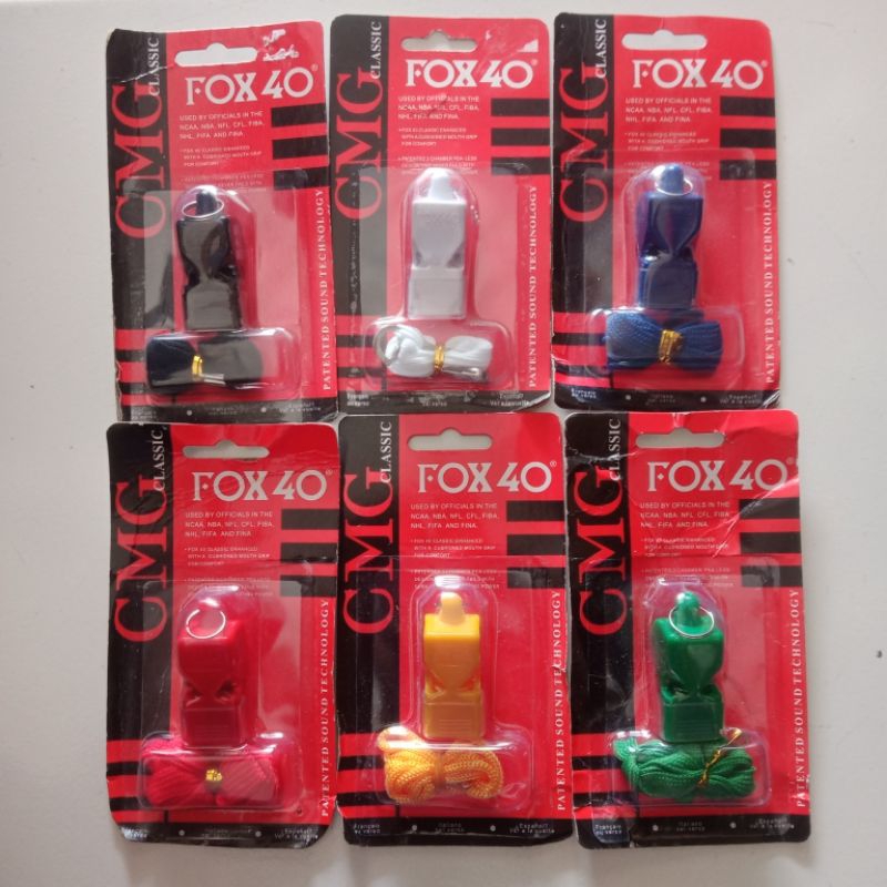 Peluit Fox 40 Classic Whistle Peluit Fox 40 Pluit Wasit Sepak Bola Futsal Voli Parkir Pramuka Outdoo