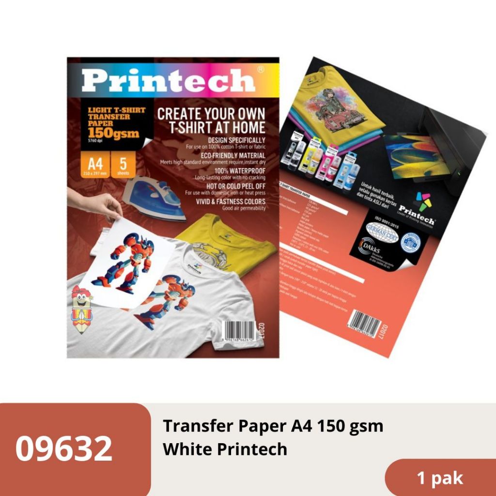 

Light T-Shirt Transfer Paper A4 150 gsm Printech