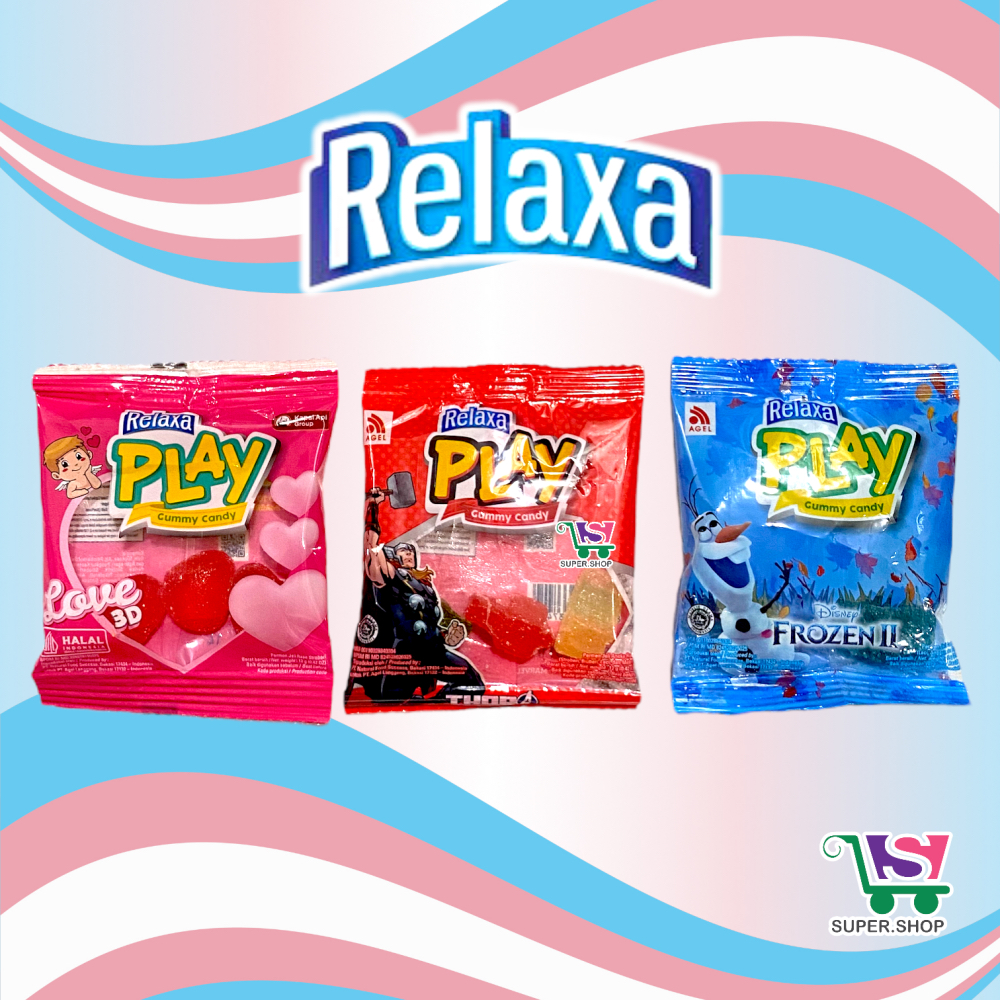 

Relaxa Play Permen Jeli Gummy Spiderman / Frozen II SACHET SATUAN