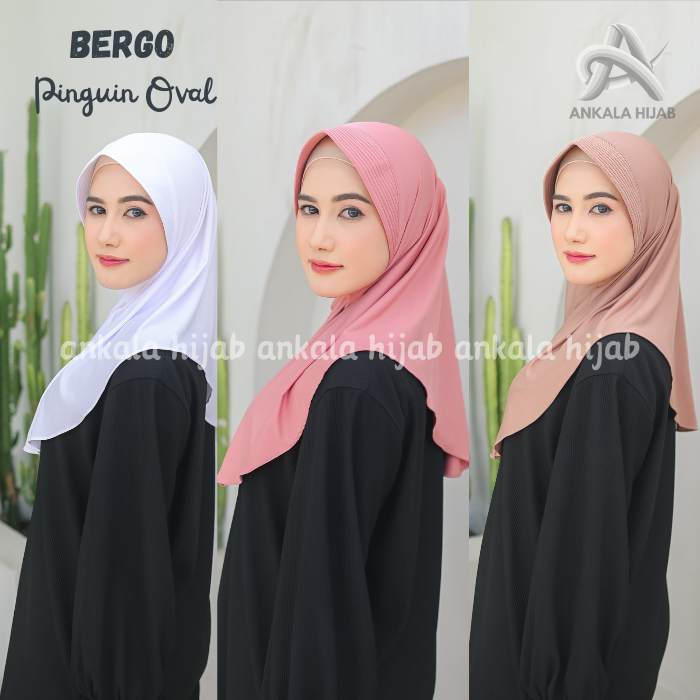 Hijab Instan Pinguin Hamidah | Hijab Bergo Jersey Premium | Hijab Bergo Pinguin Hamidah | Hijab Inst
