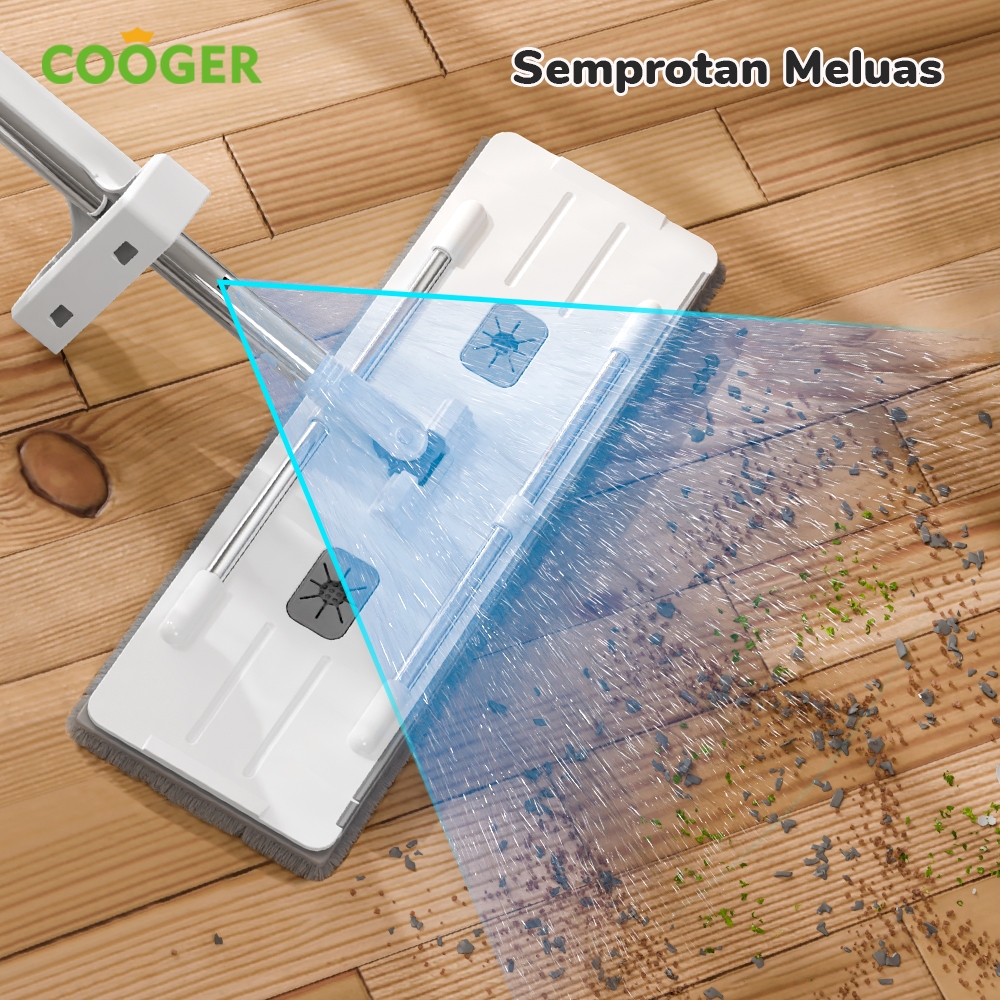 Axinaboyna - Cooger Pel Lantai Semprot Dengan Tempat Sabun Automatic Water Spray Mop Alat Pel Lantai
