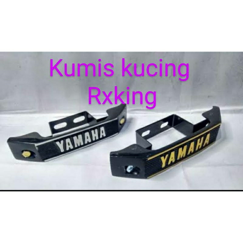 Kumis kucing Rxking tulisan Yamaha plus Plat pnp scorpio rxking rxz rxs