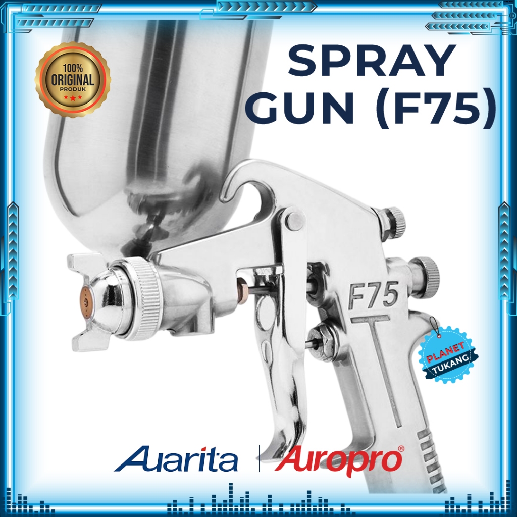Spray Gun AUARITA F75 G Tabung Atas F-75 Original 400ml