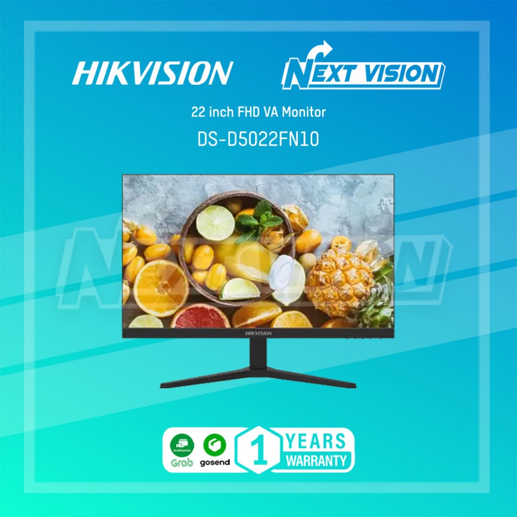 DS-D5022FN10 - HIKVISION MONITOR 22 INCH FHD IPS SCREEN