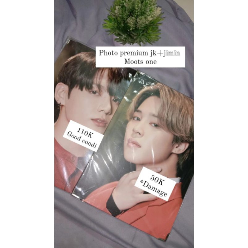 PHOTO PREMIUM JK JIMIN MOOTS ONE