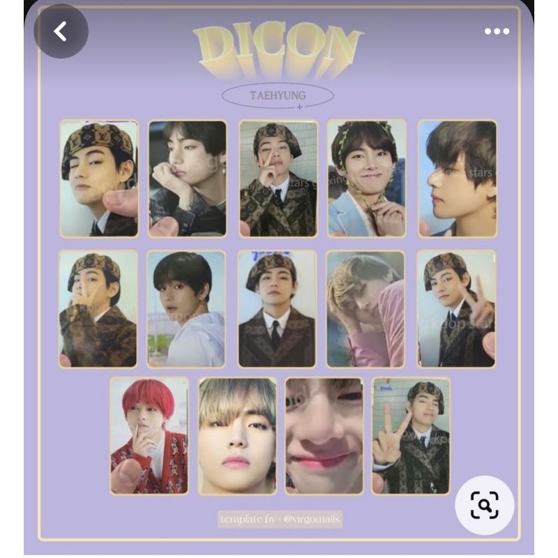 DICON TAEHYUNG 2022 BTS