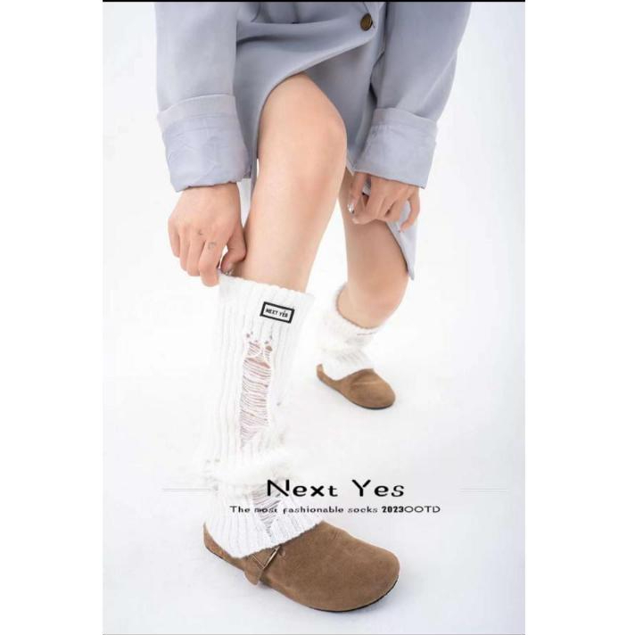 Ripped Leg Warmer - Mid Tube Socks - Winter Mid Length Tube Leg Warmer