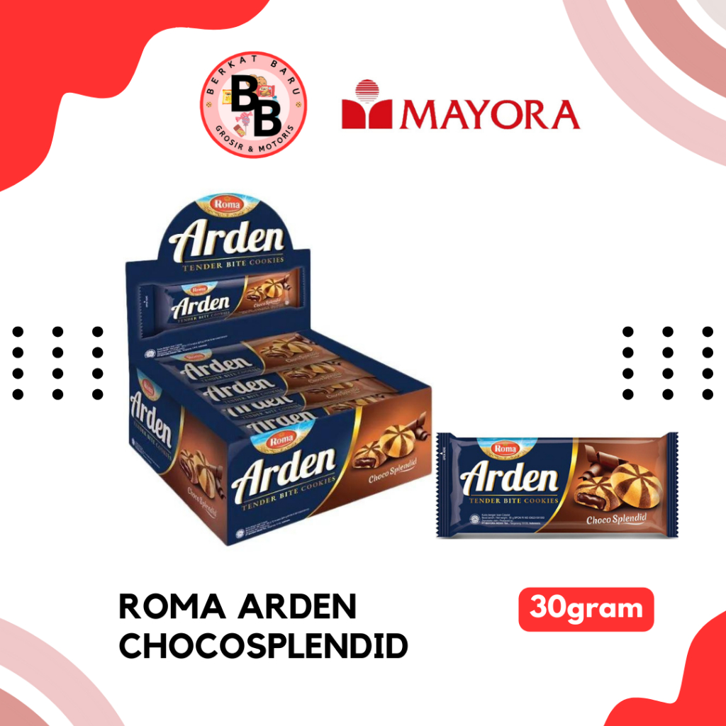 

[BB SNACK] ROMA ARDEN CHOCOPLENDID 30GRAM ISI 10PCS HARGA PER BOX