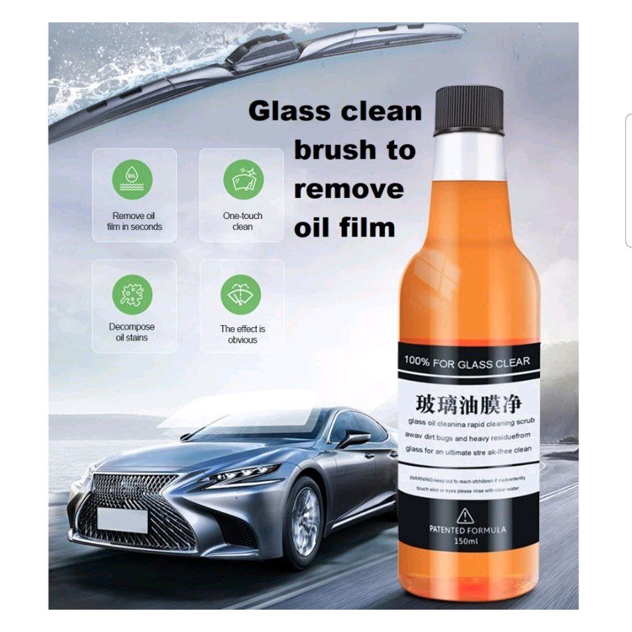 GLASS OIL FILM REMOVER