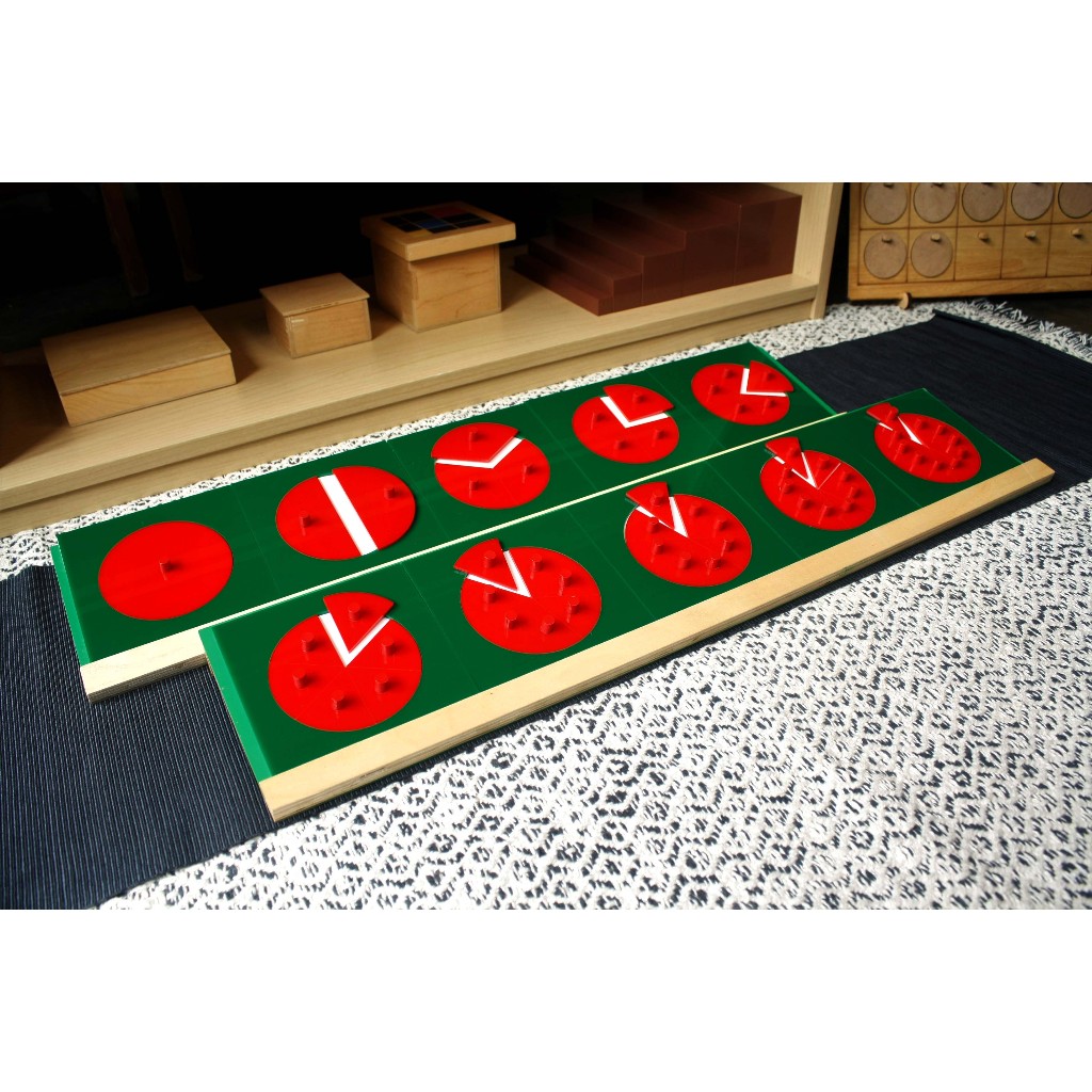 Fraction Circles Montessori Material