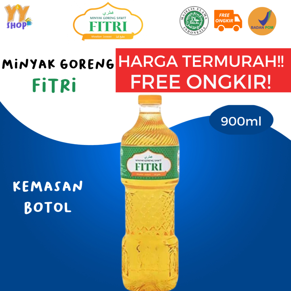 

Minyak Goreng FITRI 900ml Kemasan Botol | Minyak Murah