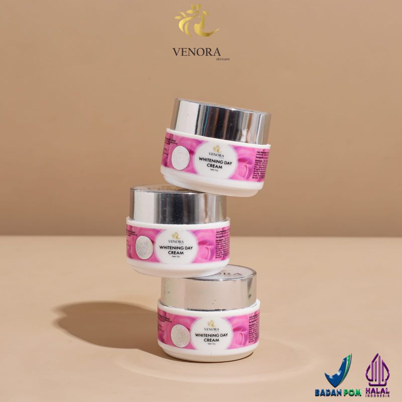 [HADIAH GRATIS] VENORA ECER WHITENING DAY CREAM/KRIM PAGI/ECER VENORA BEAUTY / SKINCARE PENGHILANG F