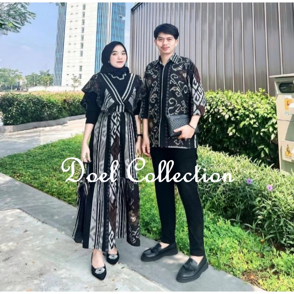 Outer Wanita - Outer Tenun Wanita - Baju Tenun Couple - Baju Couple - Kemeja Panjang - Rompi Wanita