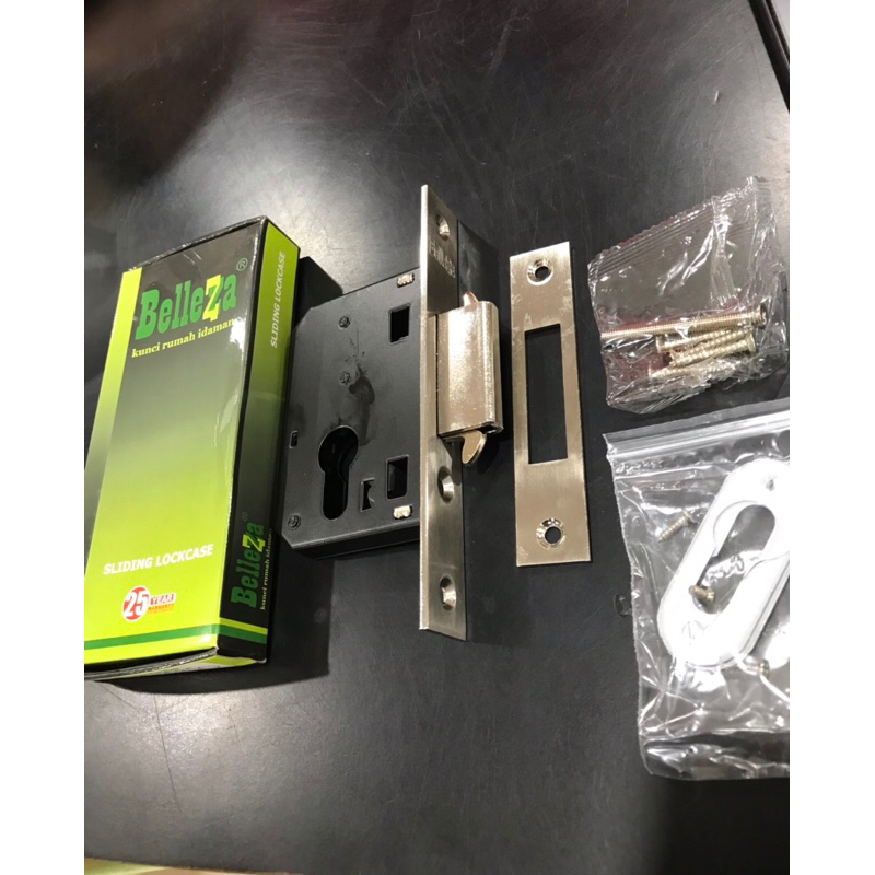 BELLEZA Body Kunci Pintu Sliding/ Pintu Geser (Tanpa cylinder)