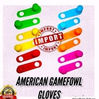 GLOVES SARUNG JALU TAJI AYAM AMERICAN GLOVES GAMEFOWL GLOVES 1 set isi 4 piece