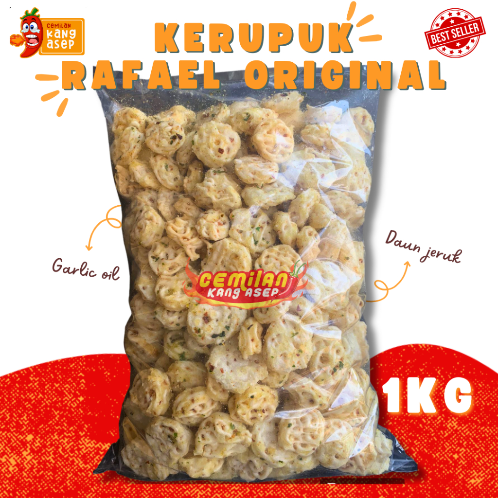 

1KG Kerupuk Sebring Rafael Original Daun Jeruk