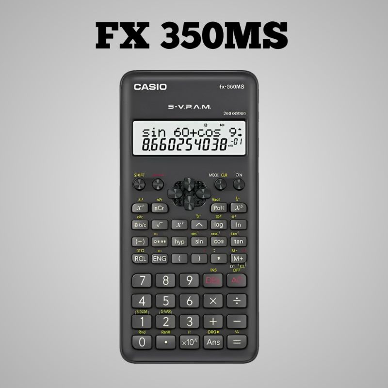 

Kalkulator Fisika Casio FX 350MS / Kalkulator Casio / kalkulator ilmiah / kalkulator scientific