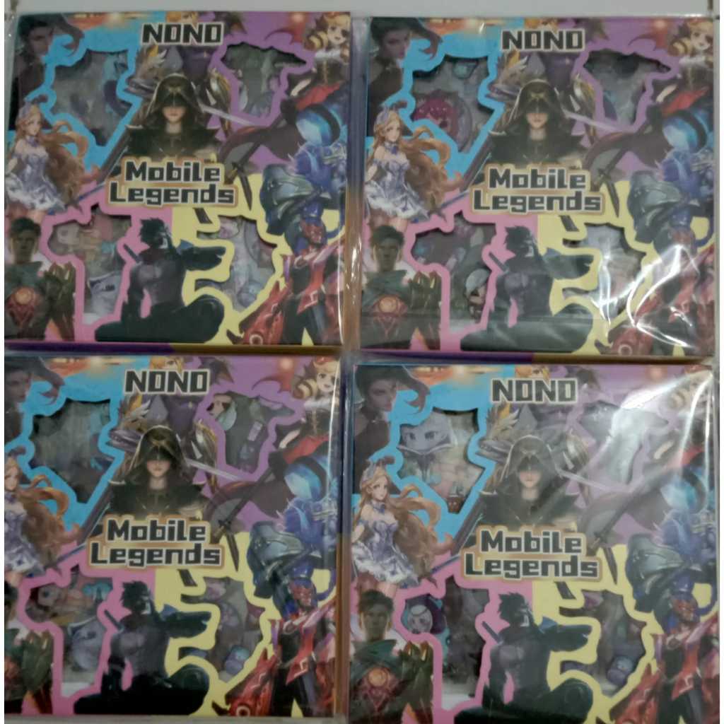 

READY STOK STICKER ANAK MOBILE LEGEND ISI 100 LBR WATERPROOF MIX MOTIF STTICKER NONO MOBILE LEGEND