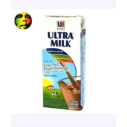 

Ultra milk uht 250 low fat cokelat
