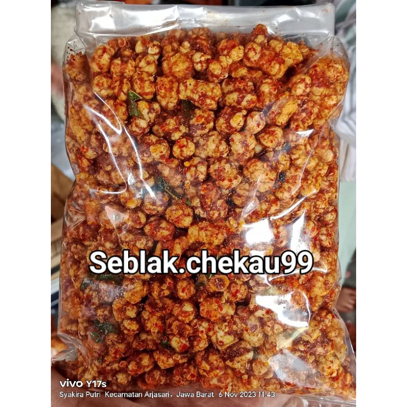 

Tiktak pilus cikur daun jeruk isi 500gr