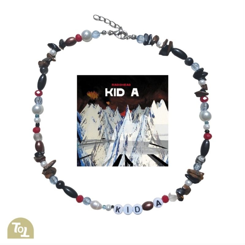 Radiohead - Kid A inspired necklace
