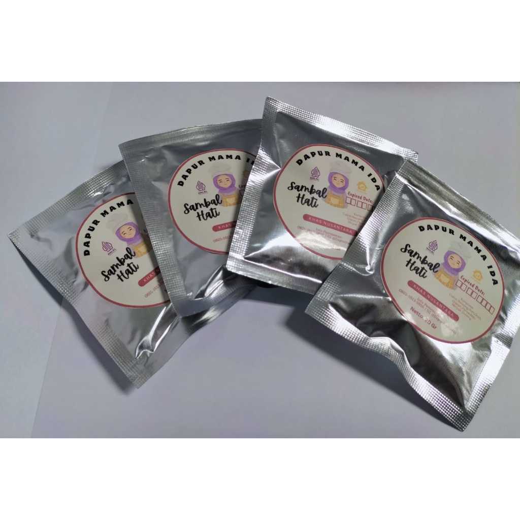

Sambal Hati Kemasan Sachet Travelpack harga grosir anti tumpah 20 Gram