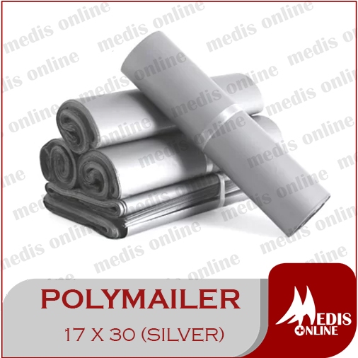 

Plastik Polymailer SILVER GLOSSY [17x30] isi 100 pcs - Bungkus Plastik Packing Online Lem / Polymailer SILVER GLOSSY Ekonomis 17X30 isi 100 pcs - Polymailer Lem / PLASTIK POLYMAILER 17X30 / PLASTIK POLYMAILER 17 X 30 CM / POLYMAILER / PLASTIK POLYMAILER