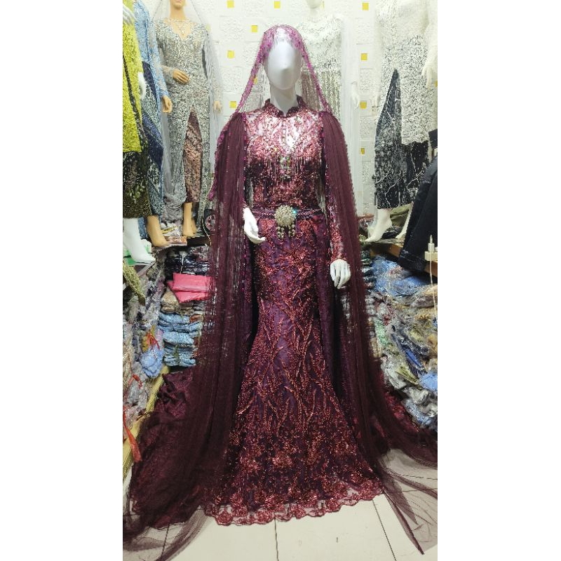 gaun pengantin