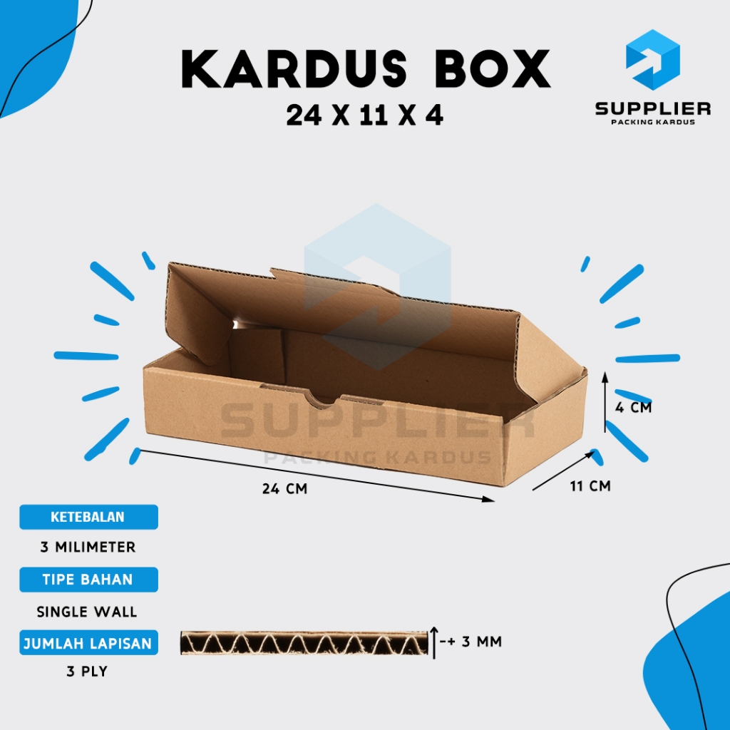 

Kardus Diecut 24x11x4 Packaging Hampers Polos