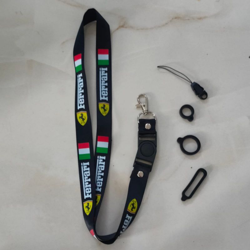 

TALI LANYARD FERARRI LOGO OTOMOTIF MOBIL SUPERCAR ITALIA FLAG ITALY Premium / gantungan kunci / gantungan id card / gantungan flashdisk / nametag hp name tag / handphone BEST SELLER COD a3