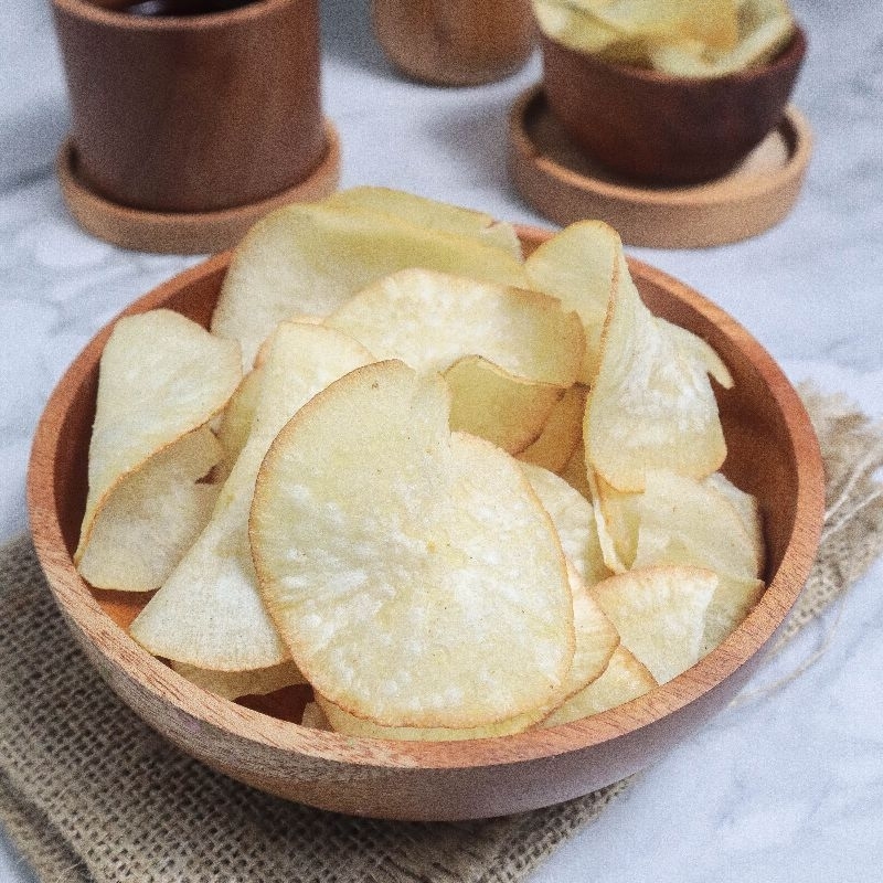 

Keripik Singkong Asin Gurih original 1kg