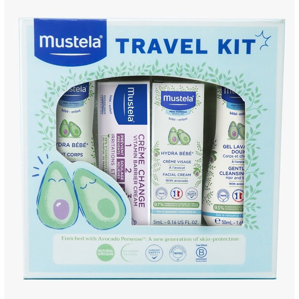 Sabun Sampo Bayi Set Mustela Travel Kit Set for Baby - Child