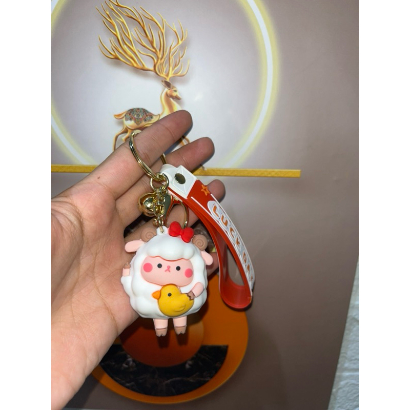 Gantungan kunci karakter sheep gantungan kunci lucu