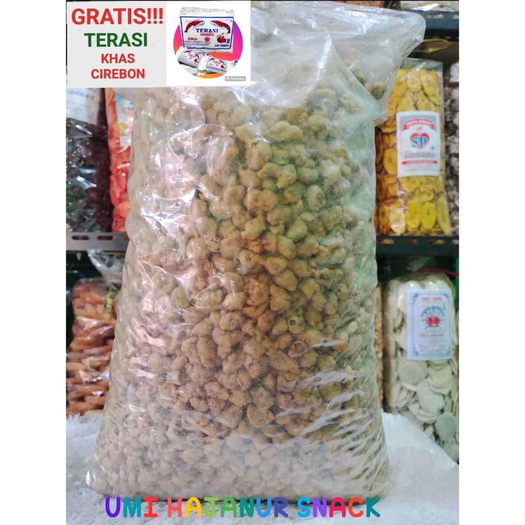 

(GRATIS TERASI) CEMILAN ANEKA RASA//1KG KACANG BANDUNG GURIH