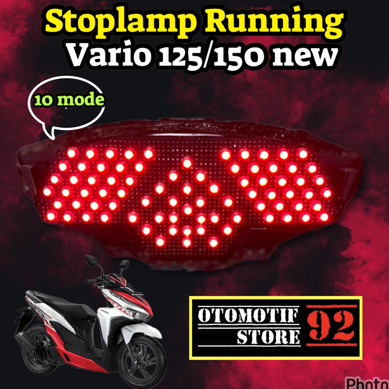 Stoplamp running vario 125/150 new 10 mode