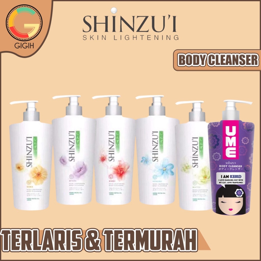 SHINZUI SABUN CAIR BOTOL 480ML-500ML ( HANA / KIREI / MATSU / MYORI / SAKURA / KENSHO / KEIKO (500ML