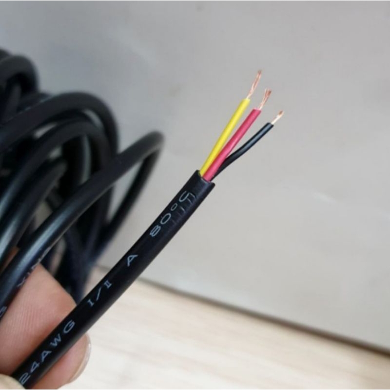 kabel AWG 24 isi 3 jalur (10meter)
