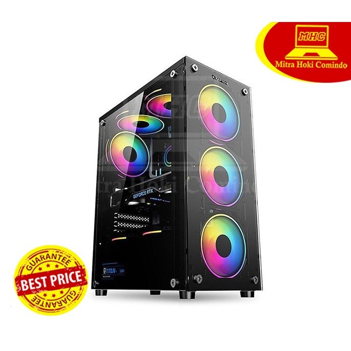 CASING PC KOMPUTER RAPTOR 1652 CASING GAMING RAPTOR 1652 INCLUDE 3 FAN