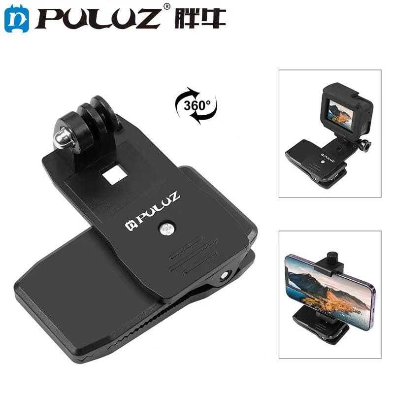 Action Camera Accessories, Phone Clamp Kit with QR Clip 360 derajat camera & smartphone