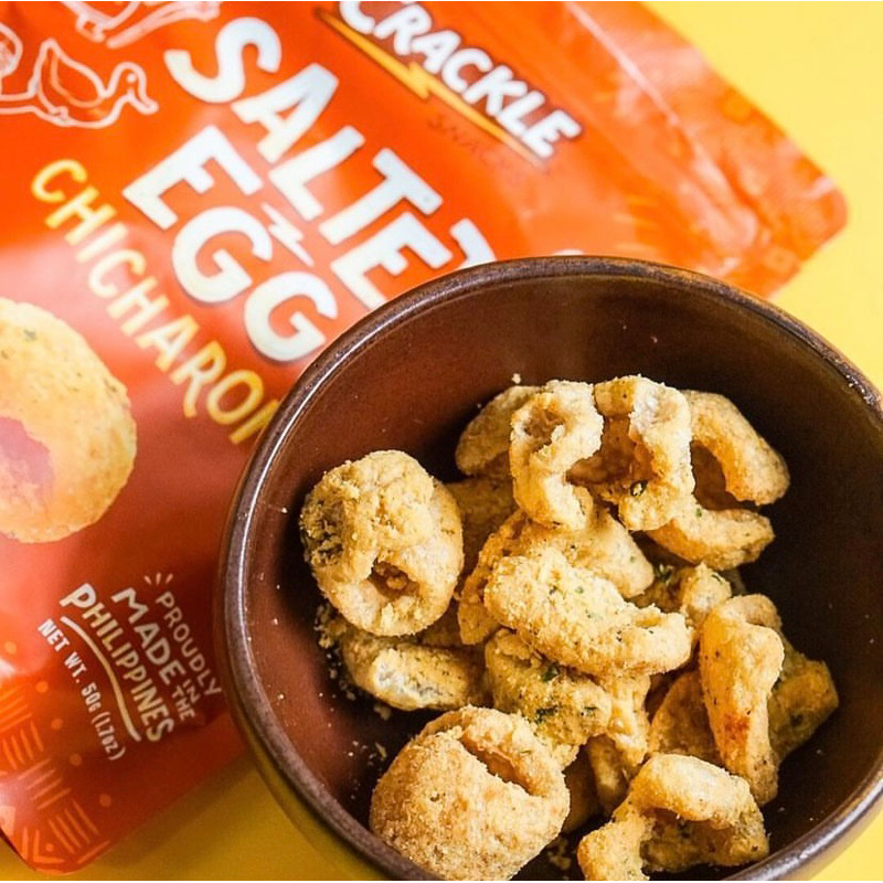 

CRACKLE ID - CHICARON PORK SKIN PREMIUM rasa SALTED EGG TELUR ASIN