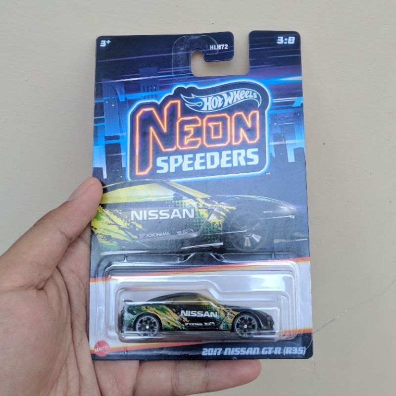 Hot Wheels Neon Speeders Nissan GTR R35