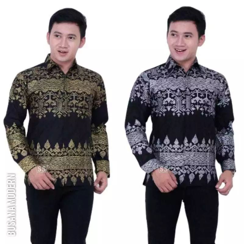 Kemeja Batik Anjani//Batik Pria//Batik Anjani Prada Emas