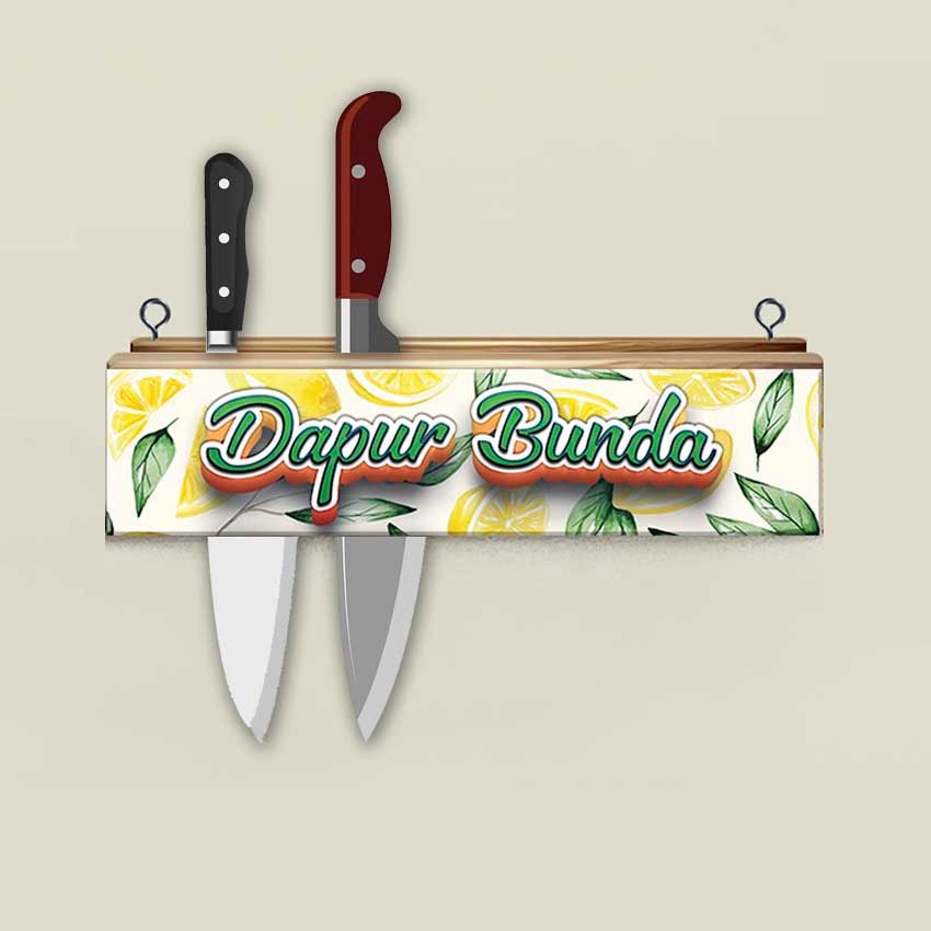 Tempat Pisau Aesthetic Hiasan Dapur