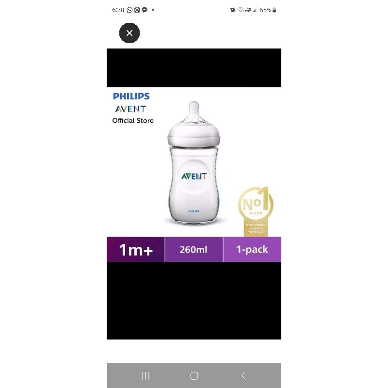 philips avent botol susu